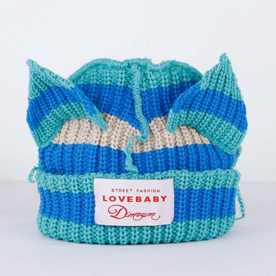 2023. aasta uus mood Skullies Beanie pikk kõrvamüts Heegeldatud kootud müts Armsad jänkukõrvad naiste mütsid Talvised soojad mütsid