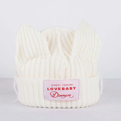 2023. aasta uus mood Skullies Beanie pikk kõrvamüts Heegeldatud kootud müts Armsad jänkukõrvad naiste mütsid Talvised soojad mütsid