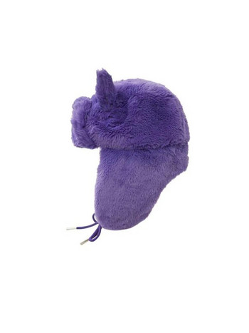 Ushanka Hat Purple Hot έκπτωση Χειμερινά γυναικεία καπέλα Trapper Γυναικεία καπέλα σκι Καπέλα Real She