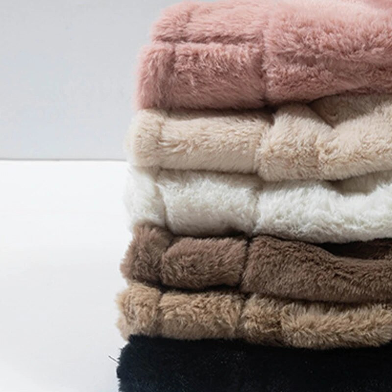 Mīksta ziemas plīša silta cepure sievietēm vienkrāsu meiteņu pārveidojama platām malām Panamas cepure āra vēja necaurlaidīga izlietnes cepure