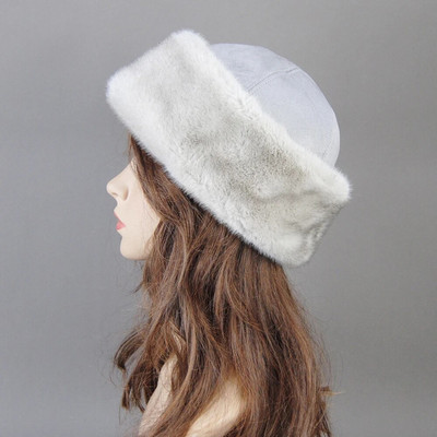 Ushanka cepure Jauna viltus zīmola cepures viltus ūdeļu kažokādas cepures sievietēm silta krievu ziemas cepure sievietēm grezna viltus ūdeļu kažokādas cepure