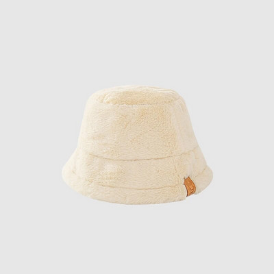 Lambavillast Unisex ämbrikübarad naistele Meestele Talvine õues päikesesirm Panama Fisherman Cap Letter Tikitud hulgimüük Chapeau