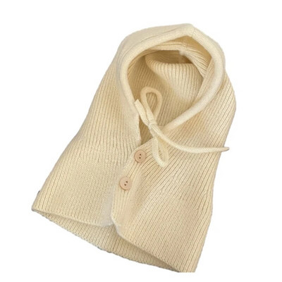 Trikotāžas cepure ar kapuci studentiem Pieaugušajiem, vēja necaurlaidīga ziemas balaclava kakla aizsargcepure ar regulējama izmēra siltu riteņbraukšanas cepuri