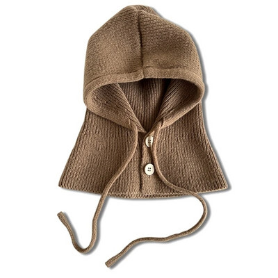 Trikotāžas cepure ar kapuci studentiem Pieaugušajiem, vēja necaurlaidīga ziemas balaclava kakla aizsargcepure ar regulējama izmēra siltu riteņbraukšanas cepuri