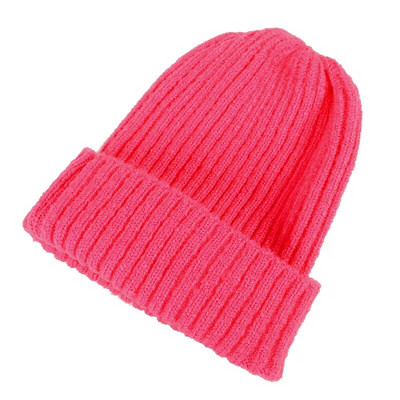 2023. gada jaunas ziemas cepures sievietēm vīriešiem, trikotāžas vienkrāsains pulksteņa vāciņš meitenēm.