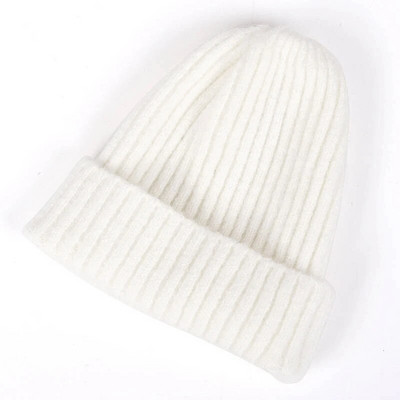 2023. gada jaunas ziemas cepures sievietēm vīriešiem, trikotāžas vienkrāsains pulksteņa vāciņš meitenēm.