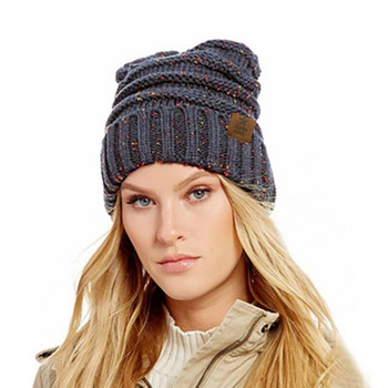 Winter Brand super star καπέλα κυρία ζεστό Χειμωνιάτικο καπέλο για γυναίκες Πλεκτό καπέλο για κορίτσια Πλεκτά φασόλια Καπέλο καπέλο χοντρό Γυναικείο Skullies Beanies