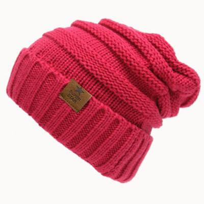 Căciulițe de iarnă marca super star Pălărie caldă de iarnă pentru femei Căciulă de fete Berici tricotate Căciulă de pălărie Gros pentru femei Skullies
