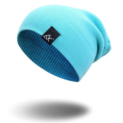 Žieminė megzta kepurė su snapučiukė moterims Vyrams Skullies Beanies Šilta laisvalaikio apleista skrybėlė Nerta snapukė Kepurė moteriška Baggy kepurė Pigūs