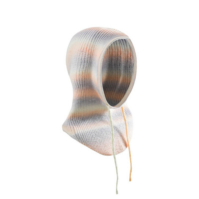Sparsil Unisex πλεκτό κασκόλ Καπέλο με κουκούλα Γυναικείο κασμίρ Beanie Bonnet Γυναικείο μάλλινο λαιμό & πρόσωπο Balaclava Skullies Ανδρικές κουκούλες