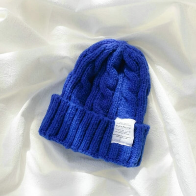 Ins Fashion Beanie Pălărie pentru femei Șapcă tricotată cu fir Hiphop Beanie Skullies Pălării Bomboane Culori Cuplu șepci de schi Bonnet cald de lână