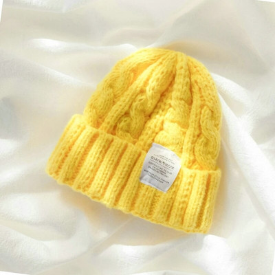 Ins Fashion Beanie Pălărie pentru femei Șapcă tricotată cu fir Hiphop Beanie Skullies Pălării Bomboane Culori Cuplu șepci de schi Bonnet cald de lână