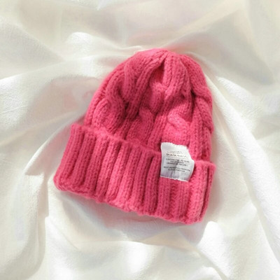 Ins Fashion Beanie Pălărie pentru femei Șapcă tricotată cu fir Hiphop Beanie Skullies Pălării Bomboane Culori Cuplu șepci de schi Bonnet cald de lână
