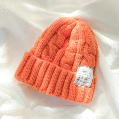 Ins Fashion Beanie Pălărie pentru femei Șapcă tricotată cu fir Hiphop Beanie Skullies Pălării Bomboane Culori Cuplu șepci de schi Bonnet cald de lână