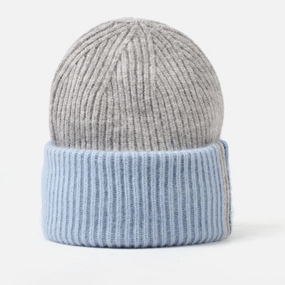 Jauna jaukta krāsa Sieviešu ziemas cepure Vislabāk atbilstošā ziemas trušu kažokādas pupiņas Jaunas kašmira mātītes siltās skullies cepures dāvanu vairumtirdzniecība