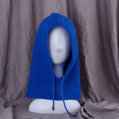 2022 JAUNA Ziemas cepure Īstas truša kažokādas ziemas cepures sievietēm Modes siltas cepures Uzlabota biezināta pagarināta pulovera šalles cepure