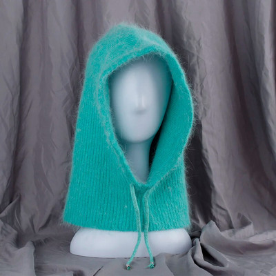 2022 JAUNA Ziemas cepure Īstas truša kažokādas ziemas cepures sievietēm Modes siltas cepures Uzlabota biezināta pagarināta pulovera šalles cepure