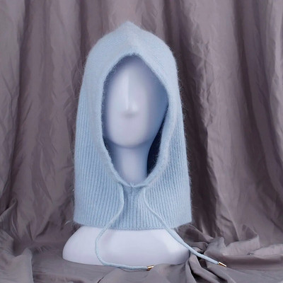 2022 JAUNA Ziemas cepure Īstas truša kažokādas ziemas cepures sievietēm Modes siltas cepures Uzlabota biezināta pagarināta pulovera šalles cepure