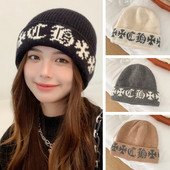 2023. gada ziemas trikotāžas galvassegas sievietēm, meitenes beretes, cepures, vilnas cepures, pārsegs.