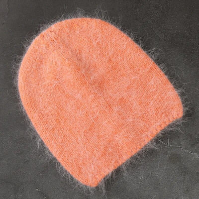 Modes Angoras truša kažokādas ziemas cepure sievietēm Adītas pupiņas, siltas brīvdabas slēpošanas aukstas trikotāžas cepures vairumtirdzniecība