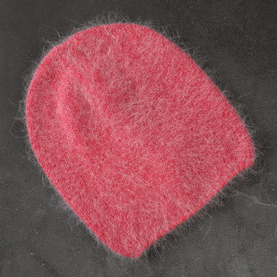 Modes Angoras truša kažokādas ziemas cepure sievietēm Adītas pupiņas, siltas brīvdabas slēpošanas aukstas trikotāžas cepures vairumtirdzniecība