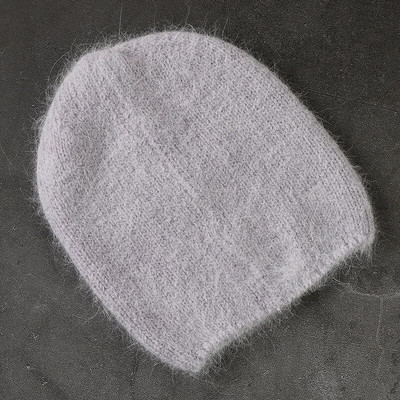 Modes Angoras truša kažokādas ziemas cepure sievietēm Adītas pupiņas, siltas brīvdabas slēpošanas aukstas trikotāžas cepures vairumtirdzniecība