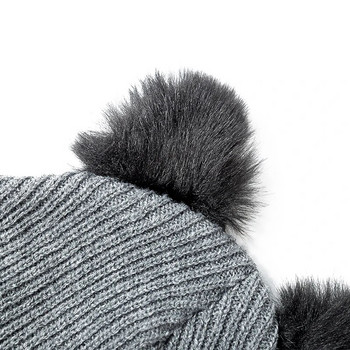 Χαριτωμένα γυναικεία αυτιά γάτας Beanie ζεστά χειμωνιάτικα καπέλα για γυναίκες