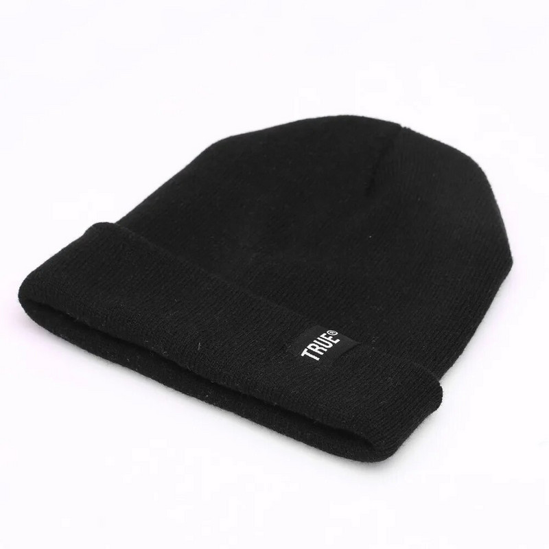 Letter True Casual Beanies vīriešiem Sievietēm Modes Trikotāžas ziemas cepure Vienkrāsains Hip-hop Skullies Motora pārsegs Unisex Cap Gorro