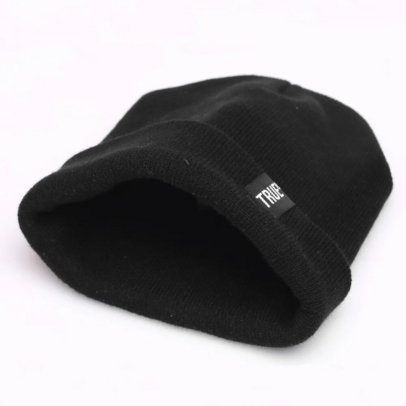 Letter True Casual Beanies vīriešiem Sievietēm Modes Trikotāžas ziemas cepure Vienkrāsains Hip-hop Skullies Motora pārsegs Unisex Cap Gorro