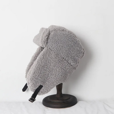 Naiste Bomber Müts Pilot Trooper Cap Meeste Kunstkašmiirmüts Vene Ushanka kõrvaklapp soojad mütsid Talvised lumesuusakübarad