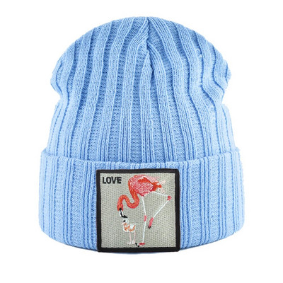 Skullies Beanies Sieviešu rudens ziemas ielas apģērbs Trikotāžas Beanes Cepure Vīriešu Trikotāžas Vienkrāsains Pārklājums Gorras ar izšuvumu Patch Cap