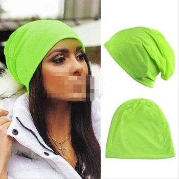 Unisex Γυναικεία πλεκτά χειμερινά καπέλα Beanie για εξωτερικούς χώρους Ζεστό βελονάκι για σκι Slouch καπέλο καπέλο Skullies Beanie Oversize Μαλακό Casual Μαύρο