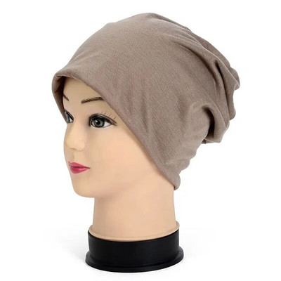 Unisex Žene Muškarci Pletene zimske kape šeširi Tople skijaške heklane kape Šešir Kapa Skullies Kapa prevelika Meka ležerna crna