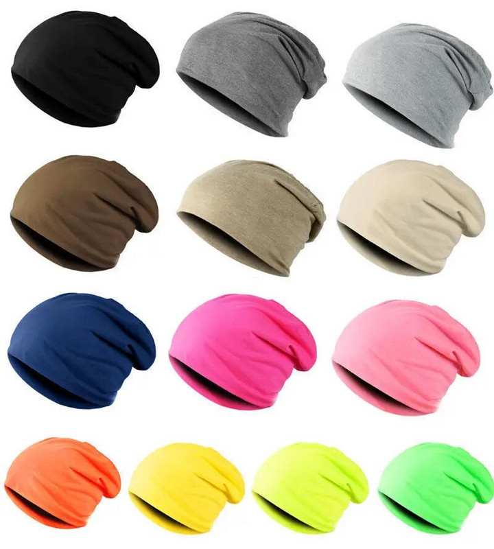Unisex sieviešu vīriešu trikotāžas ziemas beanie cepures āra siltas slēpošanas tamborētas slouch cepures vāciņš Skullies beanie lielizmēra mīksts ikdienas melns
