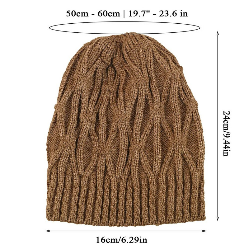 Ziemas cepures sievietēm Jaunas pupiņas Trikotāžas Brūna Jauka Cepure Meiteņu Rudens Sieviešu Beanie Cepures Siltāks Kapucis Sieviešu Cepure