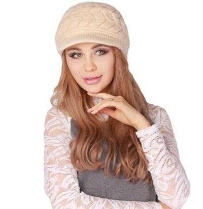 2023 m. žiemos moterų kepurė Megztos kepurės Moteriškos Minkštos Aukštos Elastinės Šiltos Kepuraitės Pupelės Galvos apdangalai Mergaitės Kepuraitė Vienspalvė