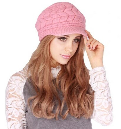 2023 m. žiemos moterų kepurė Megztos kepurės Moteriškos Minkštos Aukštos Elastinės Šiltos Kepuraitės Pupelės Galvos apdangalai Mergaitės Kepuraitė Vienspalvė