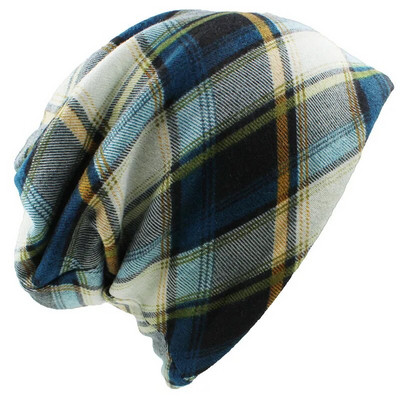 Marca LOVINGSHA Pălării Toamnă Iarnă pentru femei Design în carouri Pălărie pentru femei de culoare contrastantă Skullies And Beanies Pălărie pentru bărbați unisex HT022