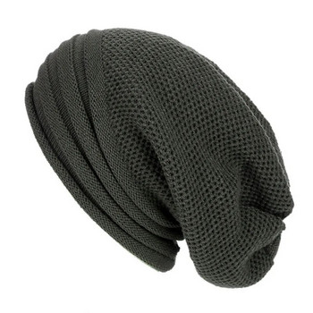 Ανοιξιάτικο Χειμώνα Baggy Slouchy Beanie καπέλο μαλλί Πλεκτό ζεστό καπέλο για άνδρες Γυναικεία Beanie χειμωνιάτικα καπέλα υπερμεγέθη για σκι Cappello Uomo