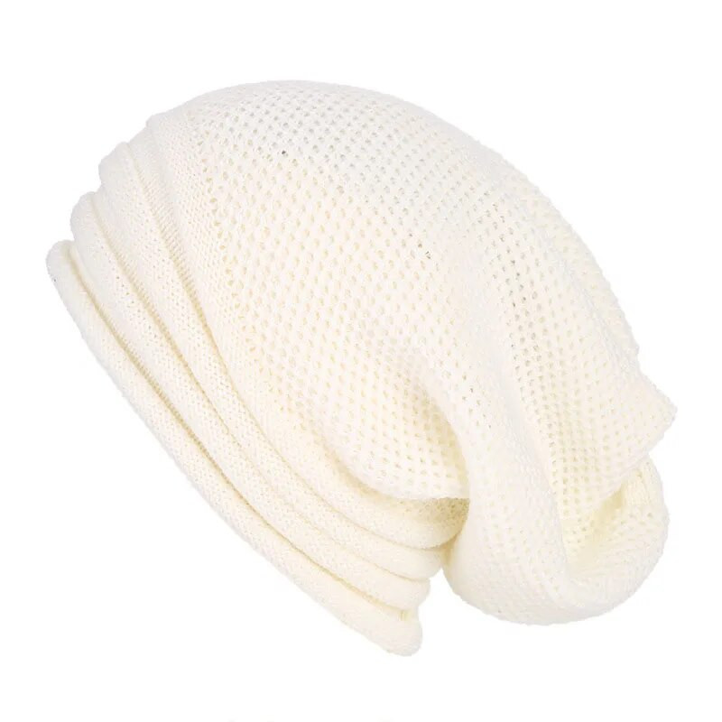 Pavasara Ziemas Baggy Slouchy Beanie Cepure Vilnas Trikotāžas Silta Cepure vīriešiem Sieviešu Beanie Liela izmēra ziemas cepures slēpošanai Cappello Uomo