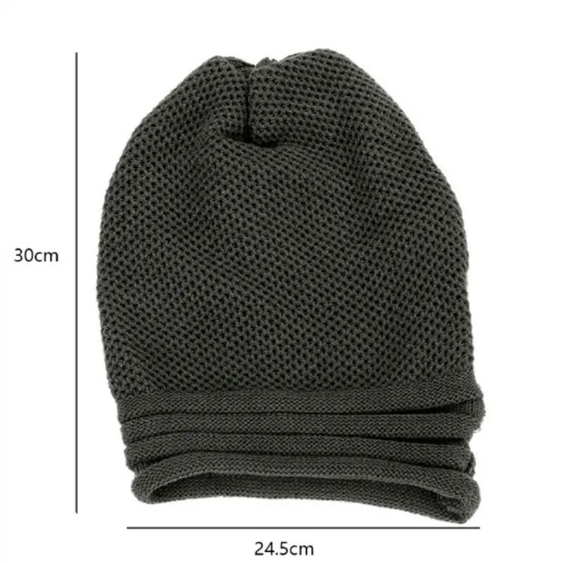 Pavasara Ziemas Baggy Slouchy Beanie Cepure Vilnas Trikotāžas Silta Cepure vīriešiem Sieviešu Beanie Liela izmēra ziemas cepures slēpošanai Cappello Uomo
