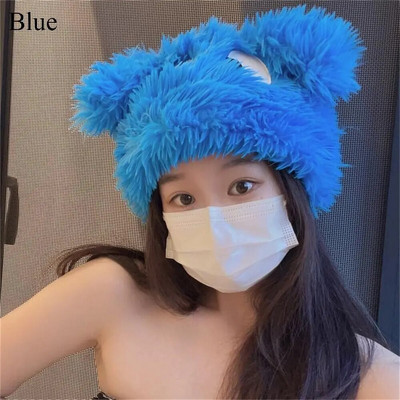 Soe plüüsist müts mood armas karu kõrva pealuu müts Nokamüts talvekaitse ratsutamine suusatamine nokamüts vabaaja välistingimustes kapoti mütsid