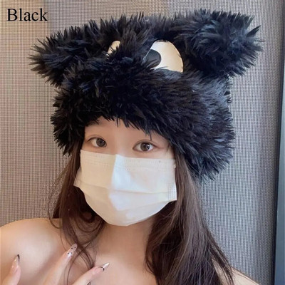 Soe plüüsist müts mood armas karu kõrva pealuu müts Nokamüts talvekaitse ratsutamine suusatamine nokamüts vabaaja välistingimustes kapoti mütsid