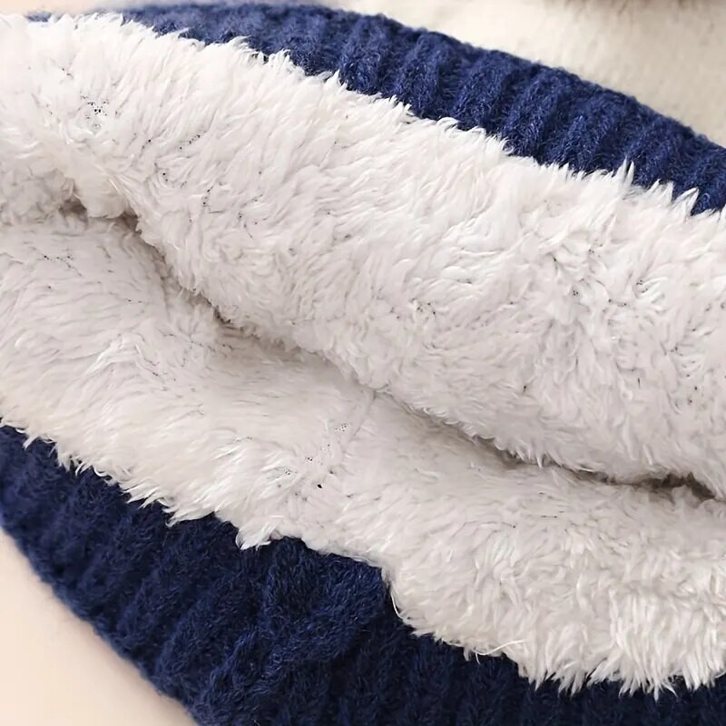 Uus talvine beebimüts Sall Kindad Poistele Tüdrukutele Kapott Kootud Mütsid Sallikomplektid Õues Lastele Soojad Palusmütsid Imiku müts Sall