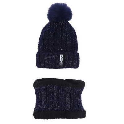 Topla zimska kapa Skullies pletena kapa Ženska marka Visokokvalitetna zimska ženska lopta Skijaška vunena krznena kapa Kape s pompomima Pleteni šal