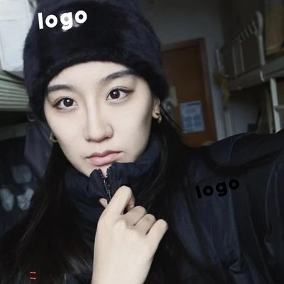 2022. aasta Angoora jänese karusnahast talvemüts naistele Kootud kohev nokamüts Naistele Moodsad soojad plüüsist pealuud naiste paksud fliisist mütsid