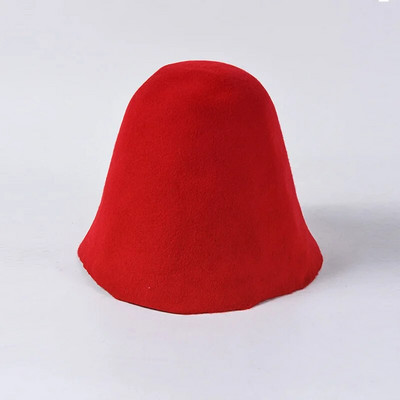 Sieviešu klasiskā Cloche Bucket Filca cepure Rudens Ziemas Vilna Filca konusa Cloche Hood Millinery Amatniecības cepures Fascinators Bloks Pamatne