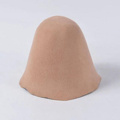 Sieviešu klasiskā Cloche Bucket Filca cepure Rudens Ziemas Vilna Filca konusa Cloche Hood Millinery Amatniecības cepures Fascinators Bloks Pamatne