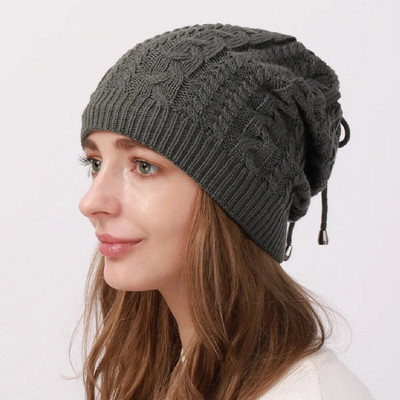 mood naised veniv kootud Skullies Beanies Müts soliidne snood sall soe Beanie naisele Sügistalv Naiste Beanie müts