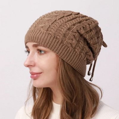 mood naised veniv kootud Skullies Beanies Müts soliidne snood sall soe Beanie naisele Sügistalv Naiste Beanie müts